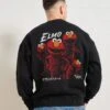 Sesame Street Tokyo Elmo Front And Back Sweatshirt -Threadheads Clothing Black Men Jumper Back a28e2d44 bd69 42d3 b206 56ec4feb1412