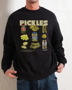 The Pickles Sweatshirt 11 The Pickles Sweatshirt -Threadheads Clothing Black Men Jumper Front 8c40f41f 9f05 4977 b7d3 b4d66f56226c