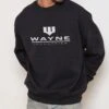 DC Wayne Industries Sweatshirt -Threadheads Clothing Black Men Jumper Front c260ec6b 7711 4a27 b4cd 47581f67ef81