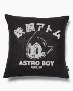 Astro Boy Face Cushion -Threadheads Clothing Black Plain Ecom c8bd2181 ff77 413e bddb 5bd22eb21e16