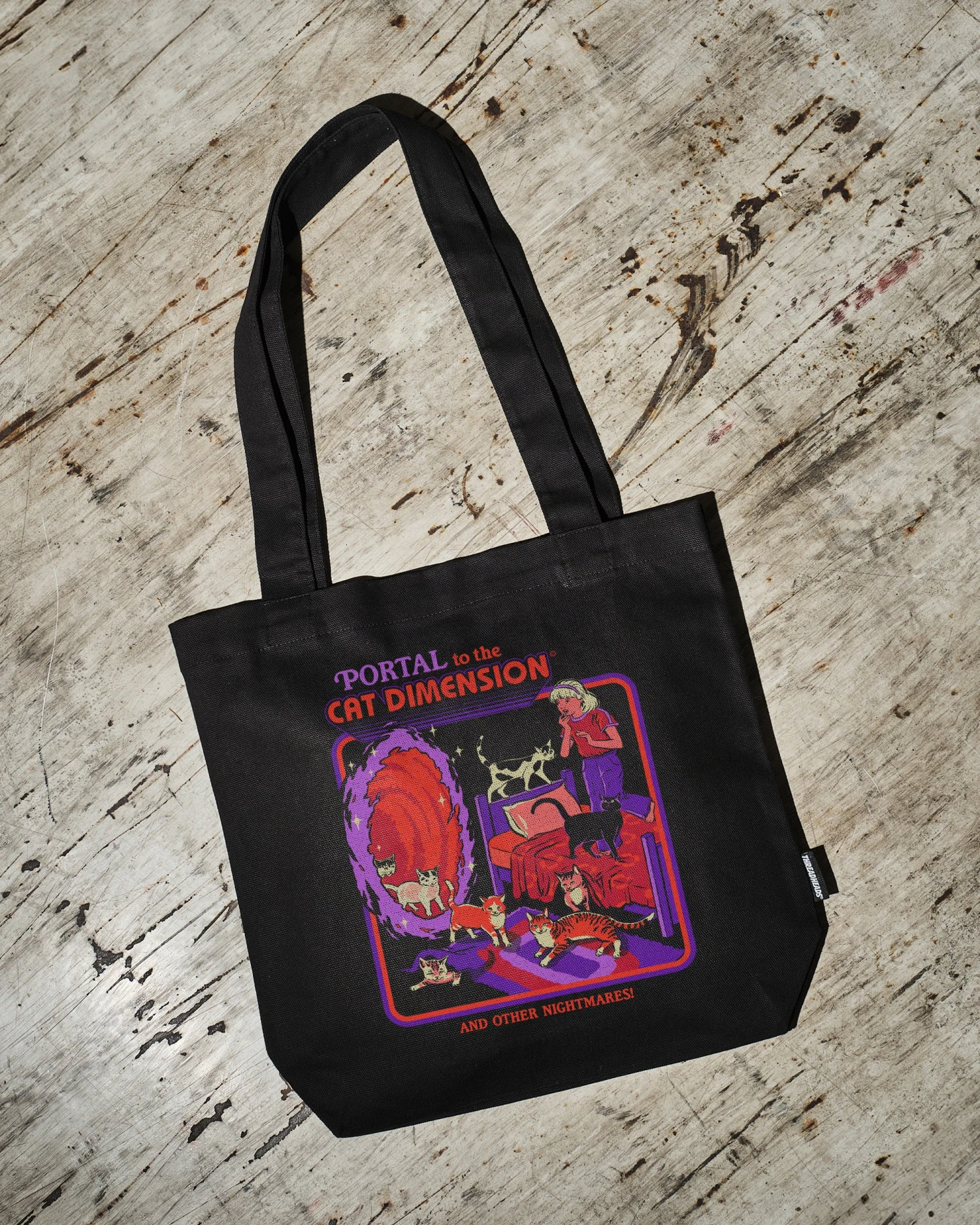 The Cat Dimension Tote Bag 3 The Cat Dimension Tote Bag