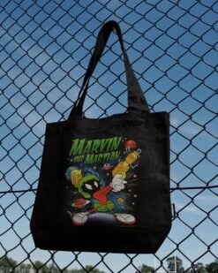 Marvin The Martian Vintage Tote Bag