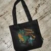 Running From My Problems Dragon Tote Bag -Threadheads Clothing Black Tote Bags 9818f353 1a22 40b9 93c9 17137fdf0936