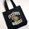 It's A Festivus Miracle Tote Bag -Threadheads Clothing Black Tote Bags c1a4d71a c95e 4b98 84be 1b80ea7be0d5