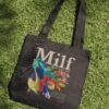 Man I Love Fish Tote Bag -Threadheads Clothing Black Tote Bags c6baa769 9949 4958 9236 02df363d2fb3