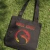 Mortal Kombat Logo Tote Bag -Threadheads Clothing Black Tote Bags cbd24659 0d73 4262 b338 67b3b6b6bb4f