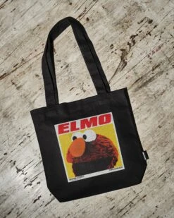 Sesame Street Elmo's Greatest Hits Tote Bag -Threadheads Clothing Black Tote Bags da96160b 65ca 4f94 b346 543fbb0bfcd9