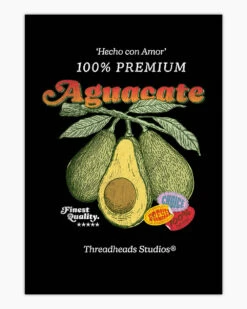 Aguacate Art Print -Threadheads Clothing Black Wall Art Mock Up 1 3bdf85a9 84d1 4a5c a56d c0a3481c1169