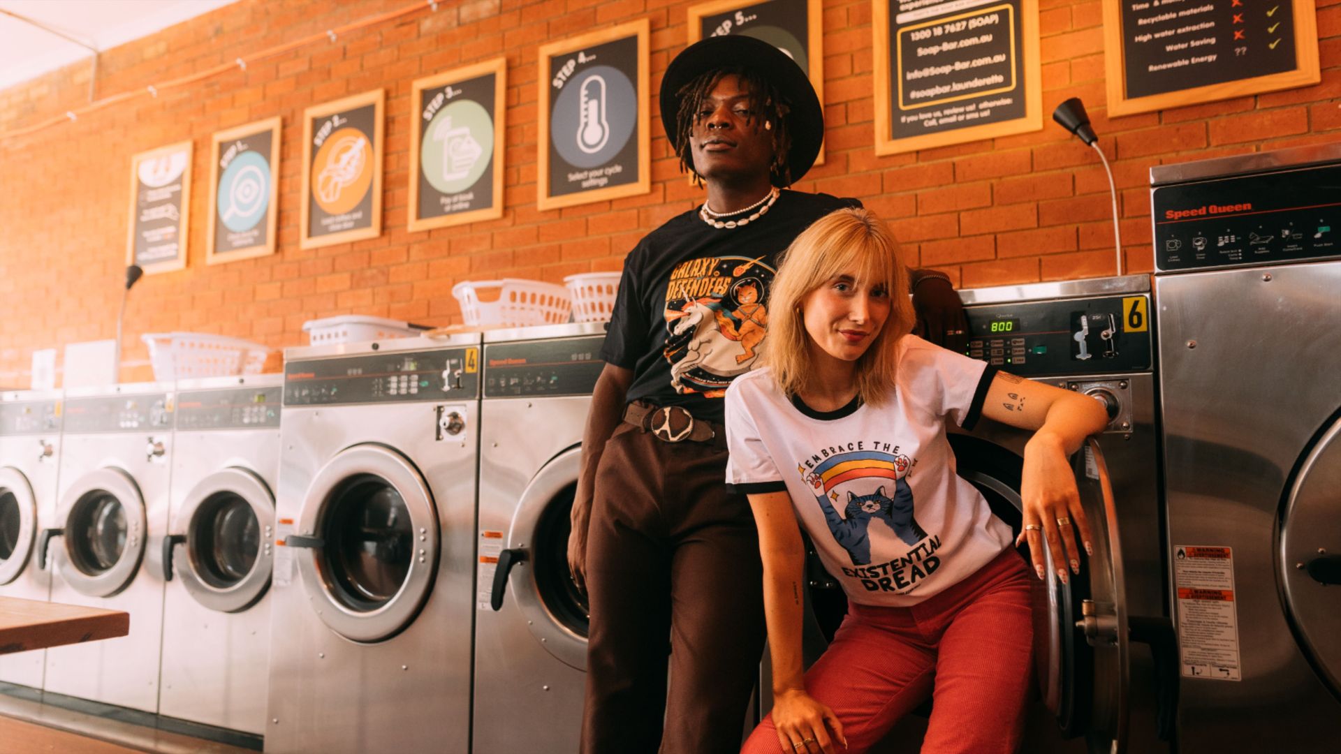 Front Page -Threadheads Clothing Black and White Modern Photo Fashion Presentation 2