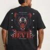 The Devil Oversized Tee -Threadheads Clothing BlackOversized Back Men