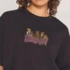 Scooby-Doo Characters Oversized Tee -Threadheads Clothing BlackOversized Close Up Front 1 3c92df74 7f5b 4117 8d97 d03f6b30bf05