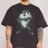 Looney Tunes Taz Vintage Oversized Tee -Threadheads Clothing BlackOversized Close Up Front 6e52bf81 246f 4afd 94b1 570ab6d1a73d