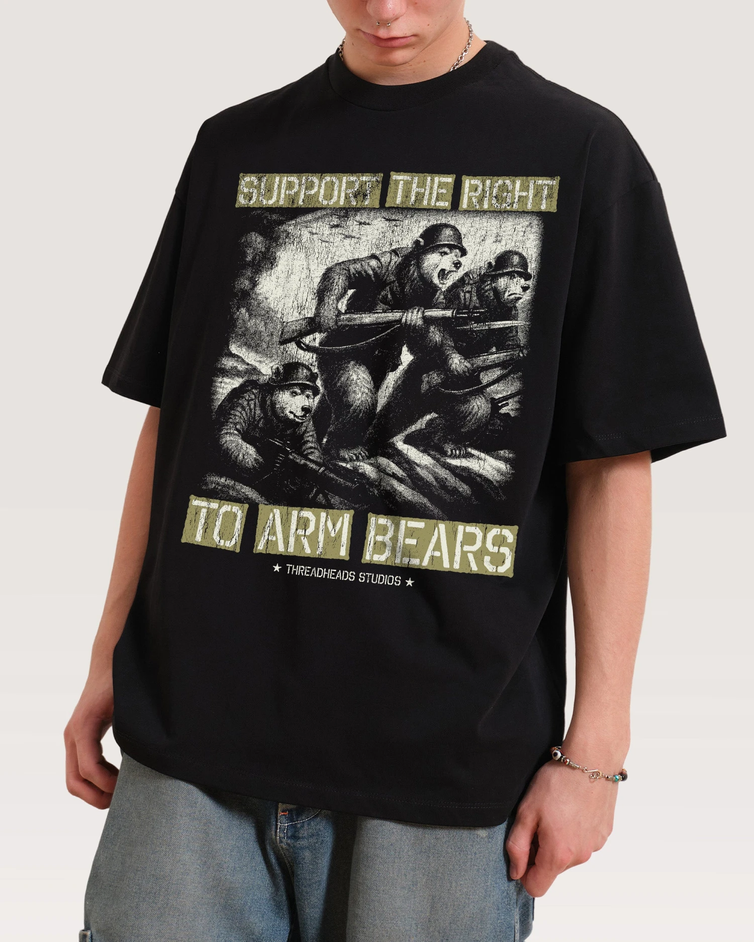 Arm Bears Oversized Tee 5 Arm Bears Oversized Tee - Image 3