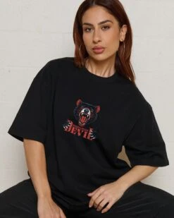 The Devil Oversized Tee -Threadheads Clothing BlackOversized Front 07c5ed11 8a6a 4293 bc7d a3e0f459f4ff