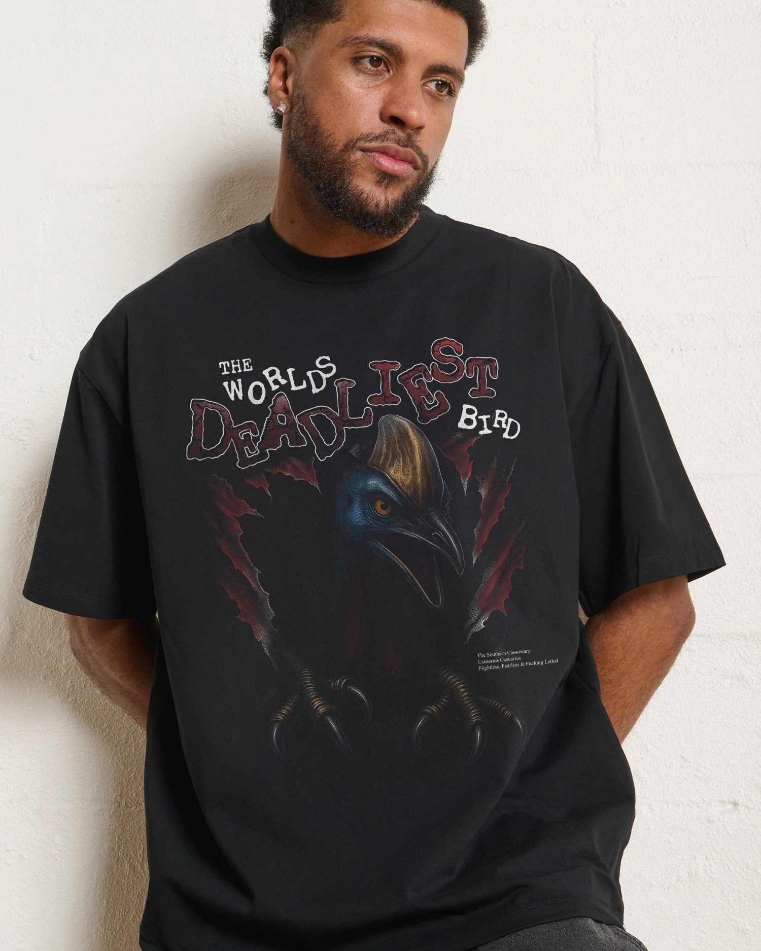 World’s Deadliest Bird Oversized Tee 3 World’s Deadliest Bird Oversized Tee
