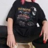 Demons May Be Closer Than They Appear Oversized Tee -Threadheads Clothing BlackOversizedWomen Front