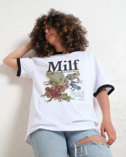 Man I Love Frogs T-Shirt -Threadheads Clothing BlackRinger Front 3 83cb16f3 1db3 4935 94f1 eac1651864db