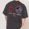 F**k The World Wash Tee -Threadheads Clothing BlackWashed Close Up Back 854b873a b018 4603 a223 a0e3e9a90154