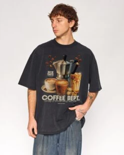 Coffee Dept Wash Tee