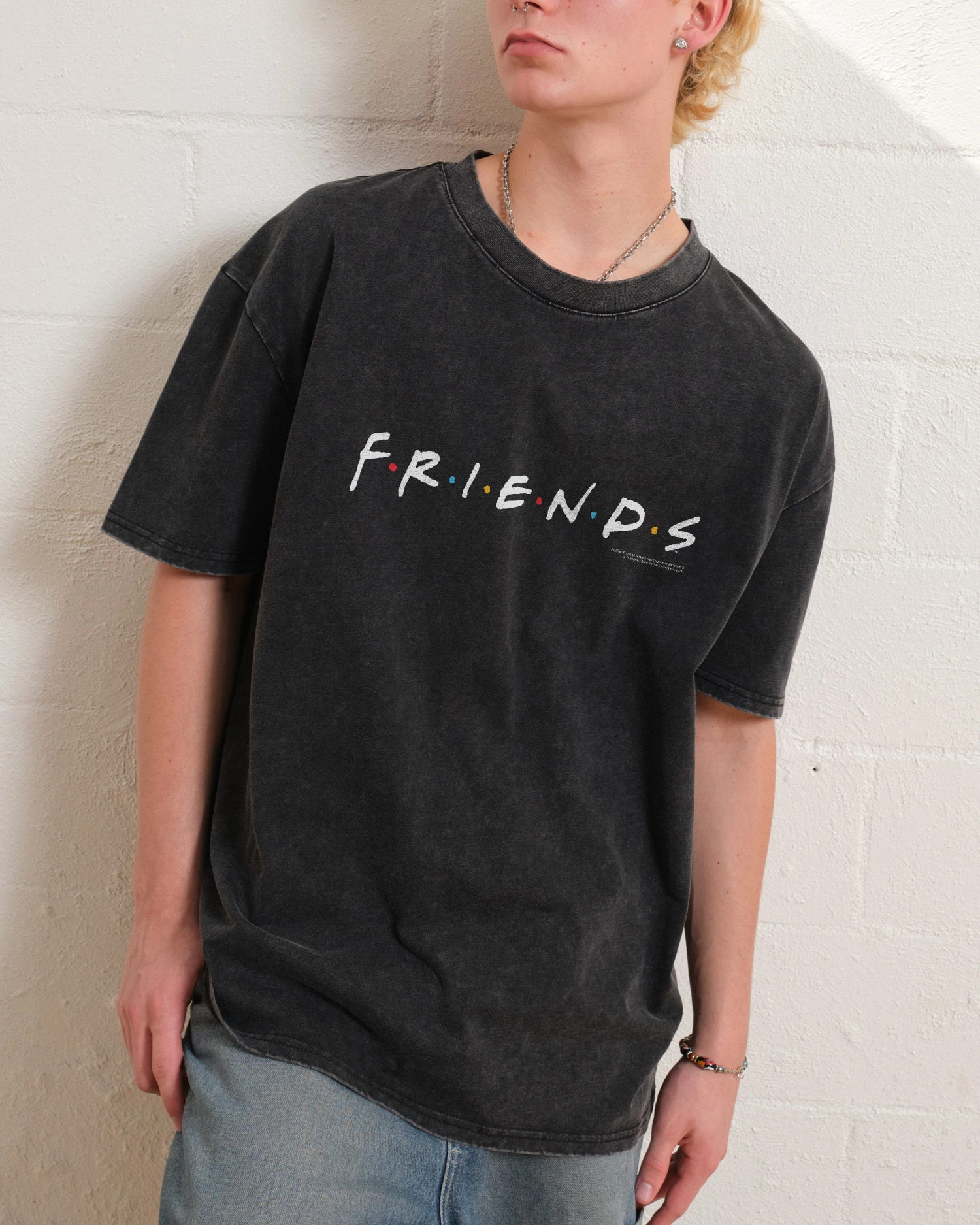 Friends Logo Wash Tee 4 Friends Logo Wash Tee - Image 2