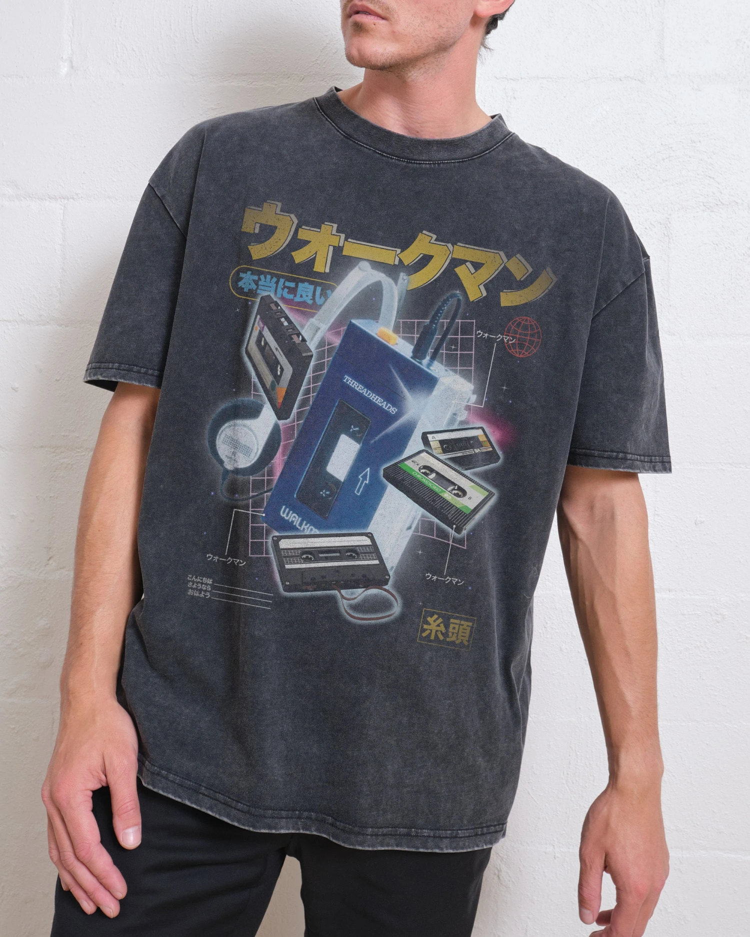 Japanese Walkman Wash Tee 4 Japanese Walkman Wash Tee - Image 2
