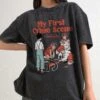 My First Crime Scene Wash Tee -Threadheads Clothing BlackWashed Front 5f8f51c2 be2b 4341 8f6e 6a32b9e7d8ba