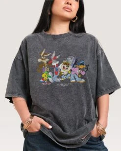 Looney Tunes It’s All Good In The Neighborhood Wash Tee