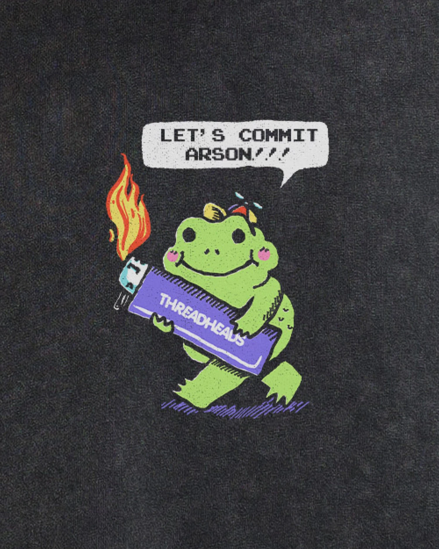 Let's Commit Arson Wash Tee 4 Let's Commit Arson Wash Tee - Image 2