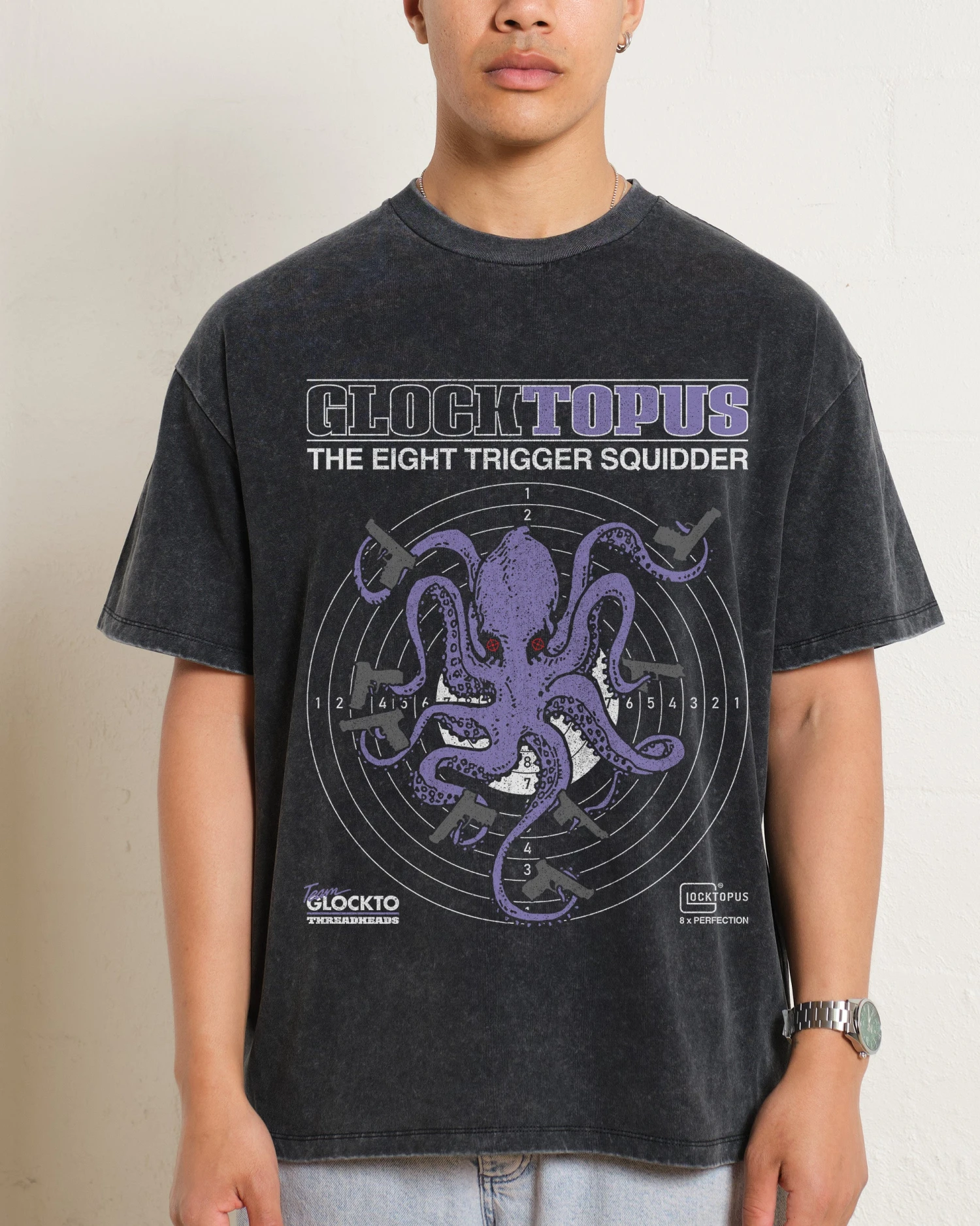 Glocktopuss Wash Tee 3 Glocktopuss Wash Tee