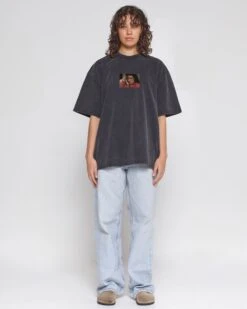 Who Is This? Wash Tee -Threadheads Clothing BlackWashed Full Body Front cad53c05 fa71 46be a63d 74ade272932e