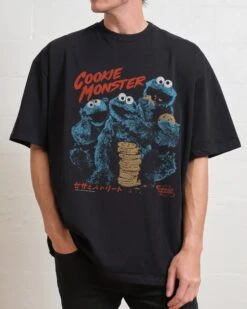 Sesame Street Cookie Kaiju Oversized Tee