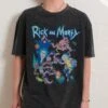 Rick And Morty Creatures Wash Tee -Threadheads Clothing Black Washed Front 2 87657d2c 930d 4dc0 93b7 1de9c5633560