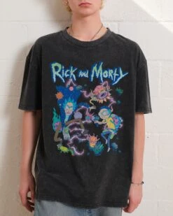 Rick And Morty Creatures Wash Tee