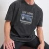 Live Weird, Fake Your Own Death Wash Tee -Threadheads Clothing Black Washed Front 2e6fc7eb effd 41f0 af5e f1a79cbd5e43