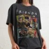 Friends Vintage Wash Tee -Threadheads Clothing Black Washed Front 51d64ca2 a2d1 4ad9 a893 18c4e406d16a