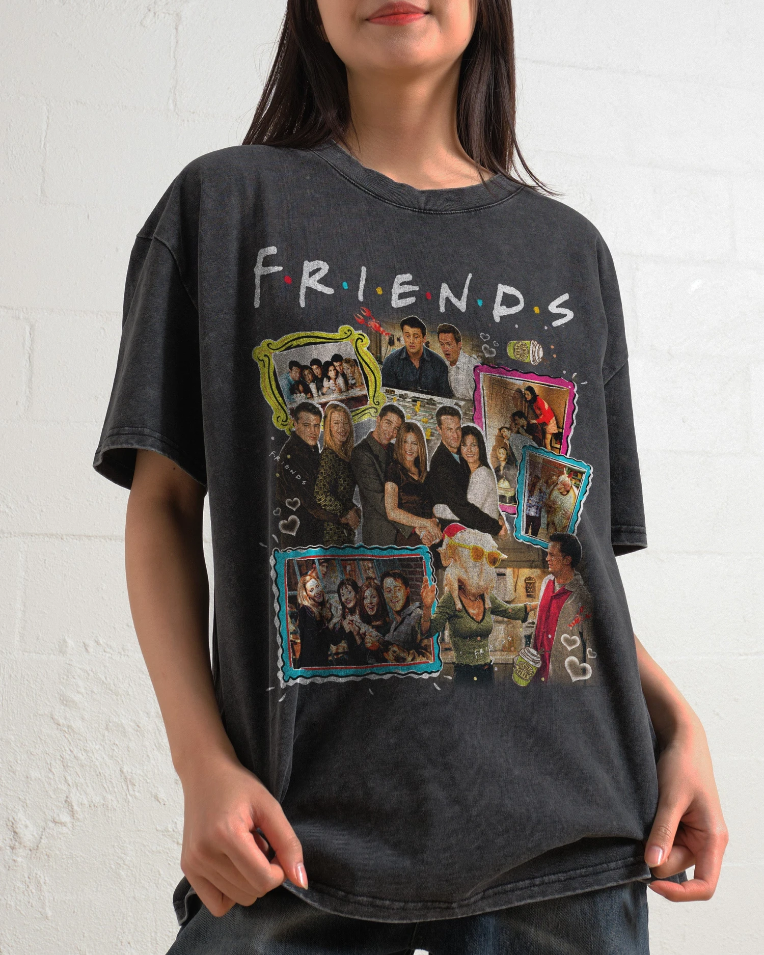 Friends Vintage Wash Tee 3 Friends Vintage Wash Tee