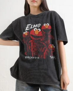Sesame Street Tokyo Elmo Wash Tee