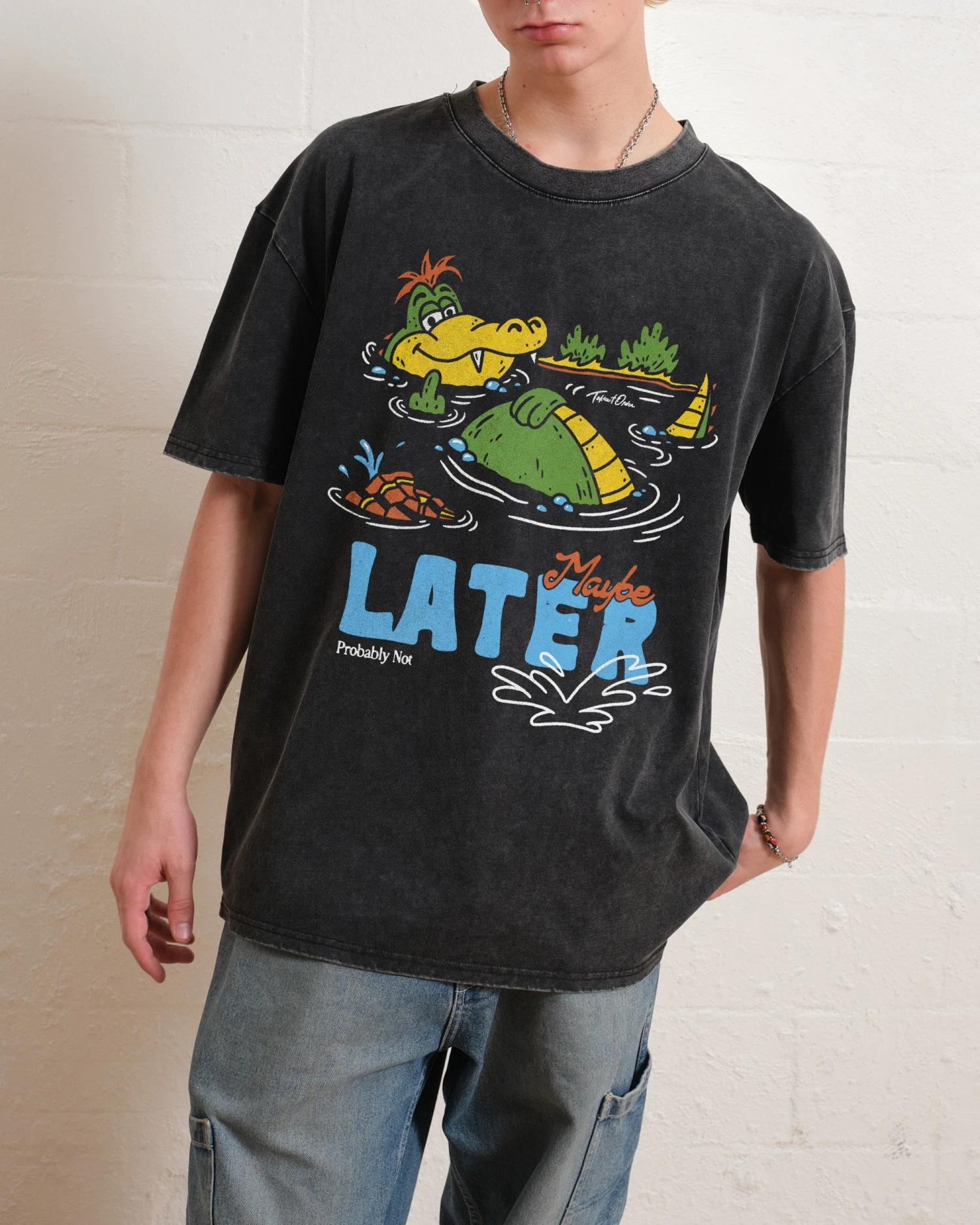 Maybe Later Wash Tee 3 Maybe Later Wash Tee