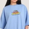 Looney Tunes Speed Demon Oversized Tee -Threadheads Clothing BlueOversized Front 1