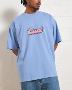 Cunt Oversized Tee -Threadheads Clothing BlueOversized Front 3 4f3260ca 31f4 479a b90d 24f66fdb900a