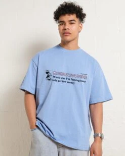 Only Get Few Money Oversized Tee -Threadheads Clothing BlueOversized Front 83f25628 e5ce 4e1c ab73 6f0d1dcf0e51