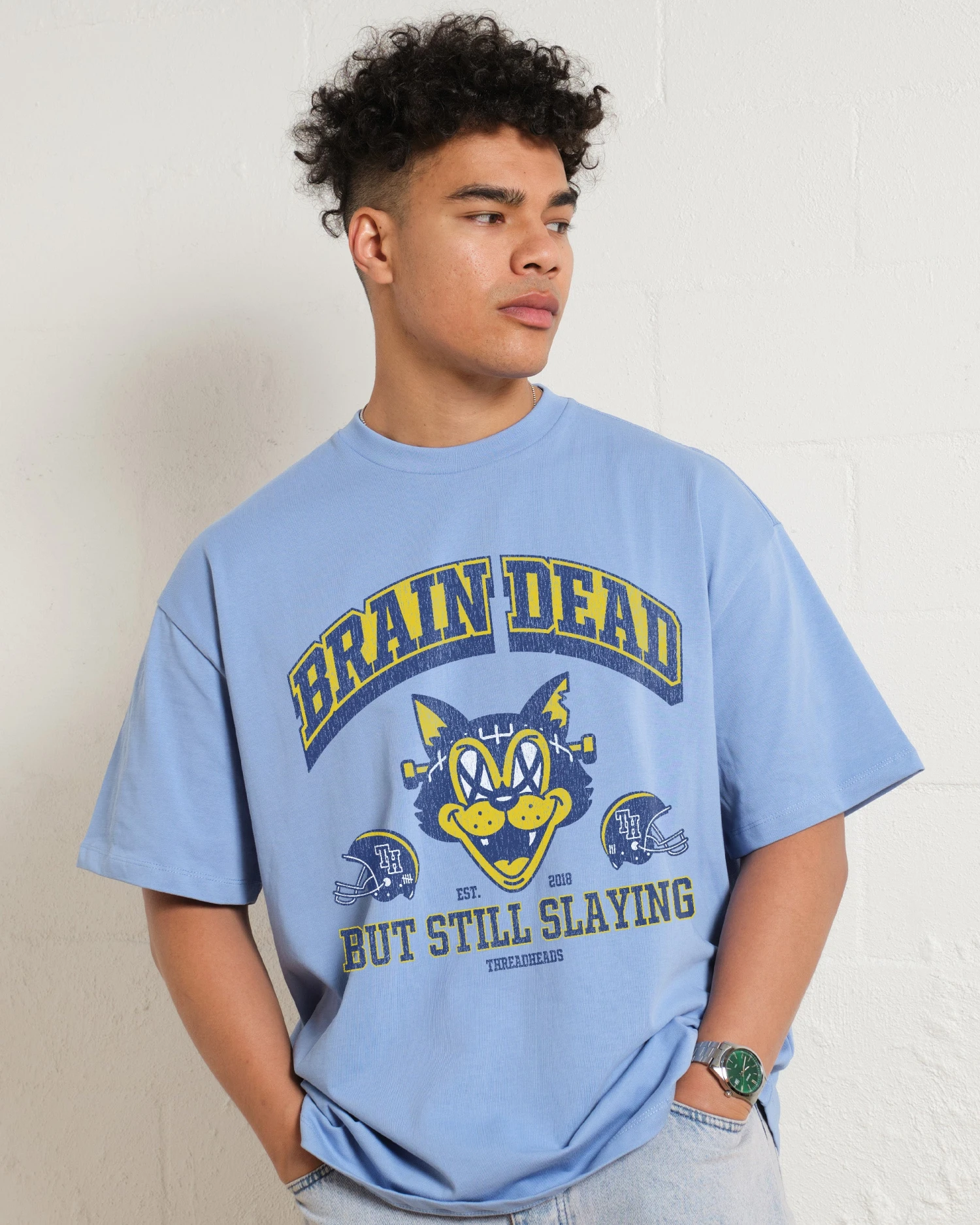 Brain Dead Cat Oversized Tee 5 Brain Dead Cat Oversized Tee - Image 3