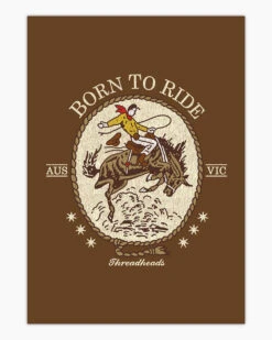 Born To Ride Art Print 22 Born To Ride Art Print -Threadheads Clothing Born to Ride Wall Art Mock Up 1 Brown