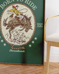 Born To Ride Art Print 29 Born To Ride Art Print -Threadheads Clothing Born to Ride Wall Art Mock Up 3 Green