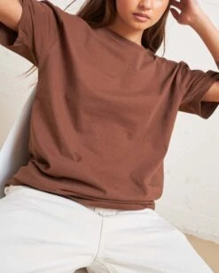 Classic Tee 5-Pack: Black, Brown, Charcoal, Navy, White -Threadheads Clothing Brown Front 4 9a90ad34 4d98 410f a07e 1f9dbcaa9a9b