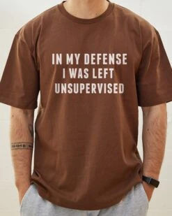 Left Unsupervised T-Shirt -Threadheads Clothing Brown Front 2e777ed4 5a76 4145 8e53 20d09edbf65d