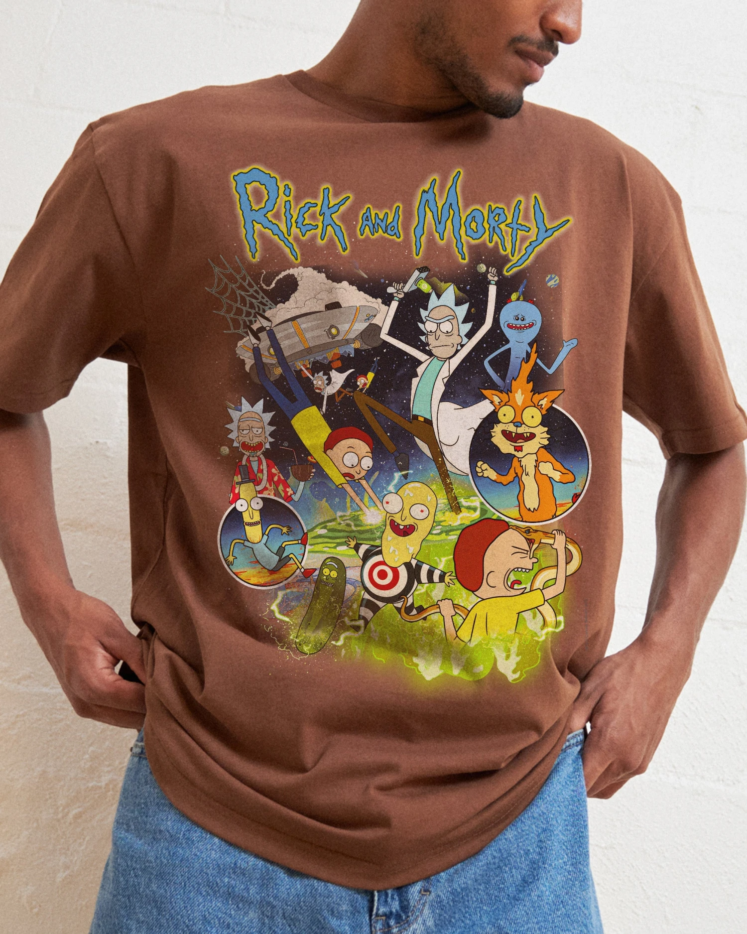 Rick And Morty Vintage T-Shirt 4 Rick And Morty Vintage T-Shirt - Image 2