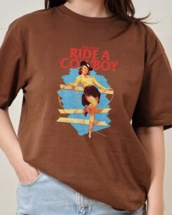 Save A Horse, Ride A Cowboy T-Shirt -Threadheads Clothing Brown Front e38d20f3 2e4d 48d2 b669 a21cce86ee87