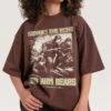 Arm Bears Oversized Tee -Threadheads Clothing BrownOversized Front Girl