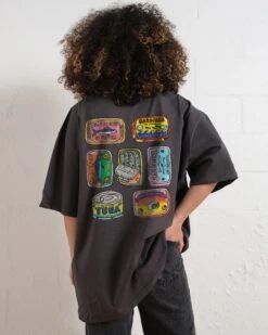 Canned Goods Oversized Tee -Threadheads Clothing CharcoalOversized Back 6dc5b36d b582 49b1 9ccf 0703ba74cc22